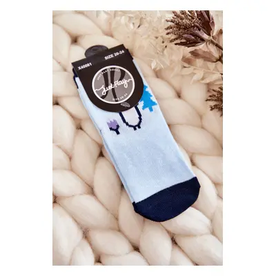 Kids classic cotton socks Blue