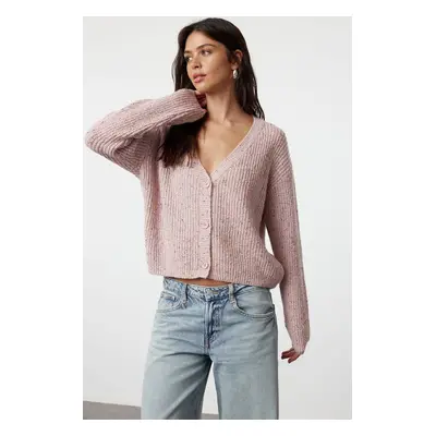 Trendyol Pink Soft Textured Knitwear Cardigan