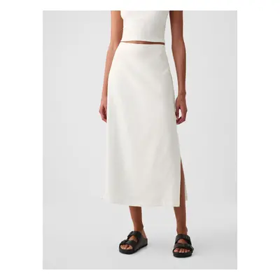 White women's linen skirt GAP