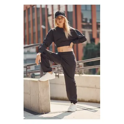 Women's black tracksuit