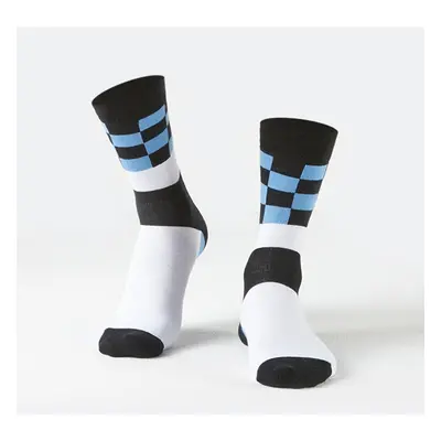 Men's blue checkerboard socks