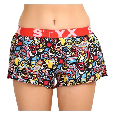 Women's shorts Styx art sports rubber sketch