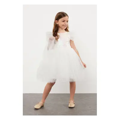 Trendyol Ecru Girls Birthday/Party/Wedding Tutu Dress