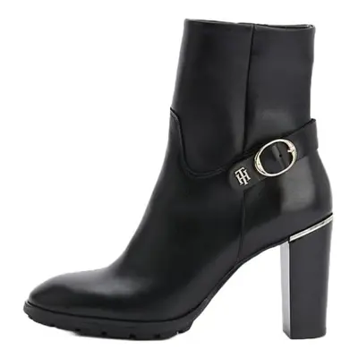 Tommy Hilfiger Boots - BELT HIGH HEEL BOOT black