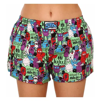 Women's boxer shorts Styx art classic rubber monsters