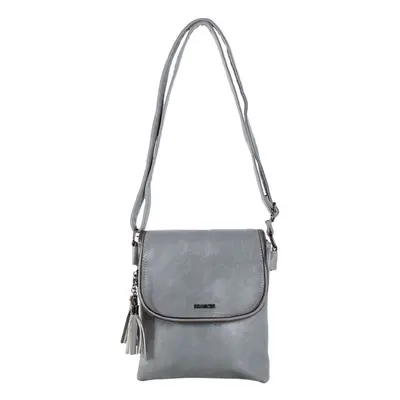 Grey small messenger bag with adjustable strap