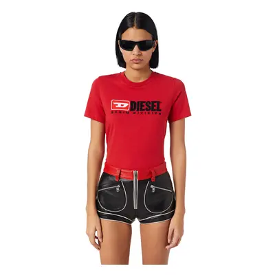 Diesel T-shirt - T-REG-DIV T-SHIRT red