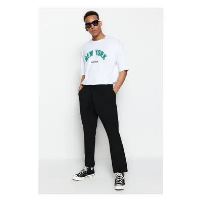 Trendyol Limited Edition Black Men's Regular Fit Slim Fit Trousers