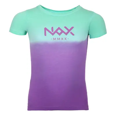 Green-purple children's T-shirt NAX KOJO