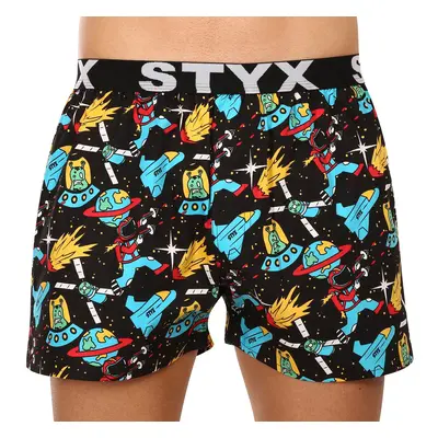 Men's shorts Styx art sports rubber universe