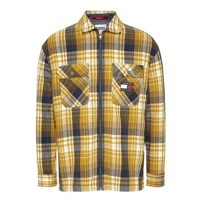 Tommy Jeans Shirt - TJM CHECK ZIP OVERSHIRT multicolor