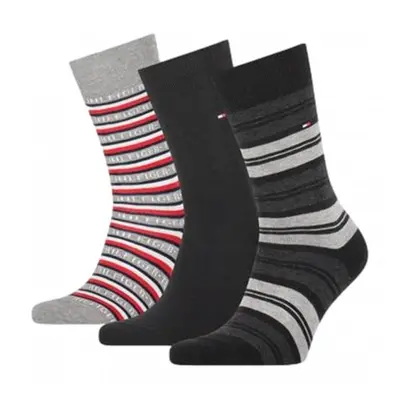 Tommy Hilfiger Socks - TH MEN SOCK 3P GIFTBOX TOMMY black