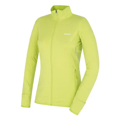 Women's zipper sweatshirt HUSKY Astel bright green