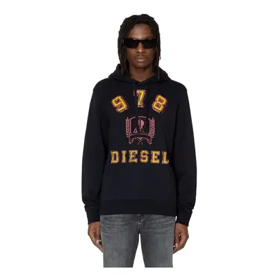 Diesel Sweatshirt - S-GINN-HOOD-E5 SWEAT-SHIRT black