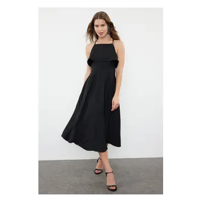 Trendyol Black A-Line Woven Dress