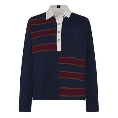 Tommy Hilfiger Polo shirt - OVERSIZED RUGBY TOP LS patterned