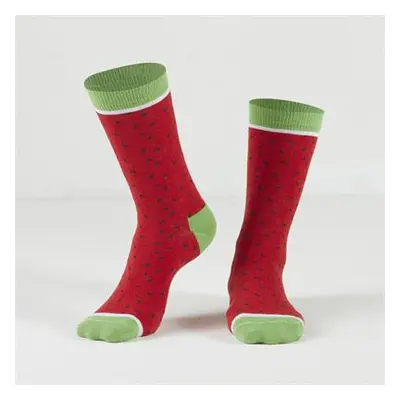 Red watermelon women's socks