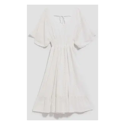 WOMEN'S DRESS L-SU-4053 WHITE