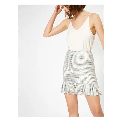 Koton Sequin Detailed Skirt