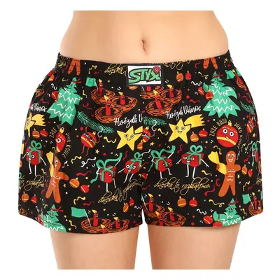 Women's shorts Styx art classic rubber Christmas decorations