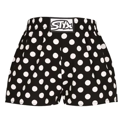 Kids shorts Styx art, classic rubber polka dots