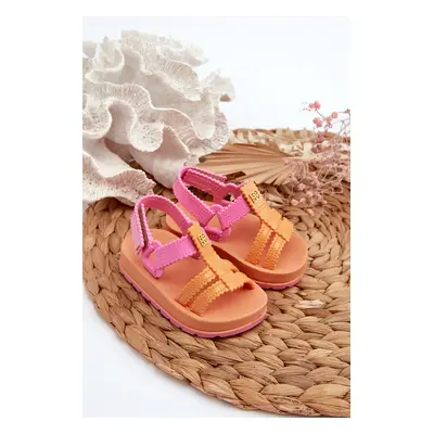 Children's scented sandals with velcro fastener ZAXY Orange