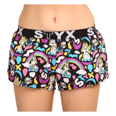 Women's boxer shorts Styx art sports rubber unicorn