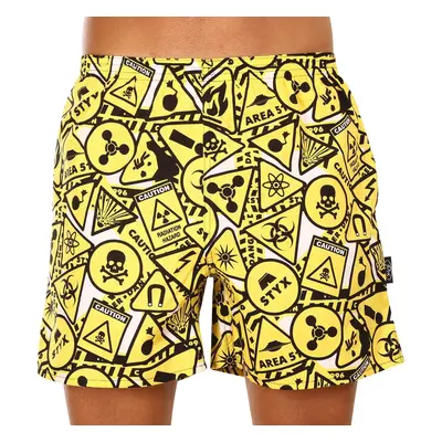 Men's homemade shorts with pockets Styx Warning