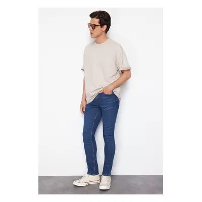 Trendyol Navy Blue Super Skinny Jeans Denim Trousers