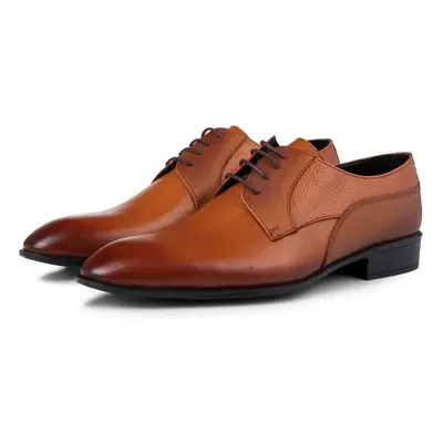 Ducavelli Elite Genuine Leather Men's Classic Shoes, Derby Classic Shoes, Lace-Up Classic Shoes.