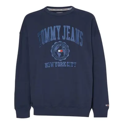 Tommy Jeans Sweatshirt - TJM REVERSE SLUB CREW blue