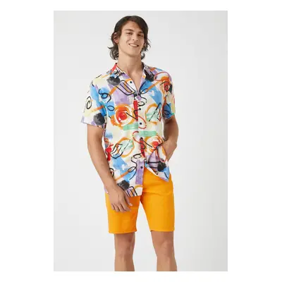 Koton Men's Orange Shorts & Bermuda