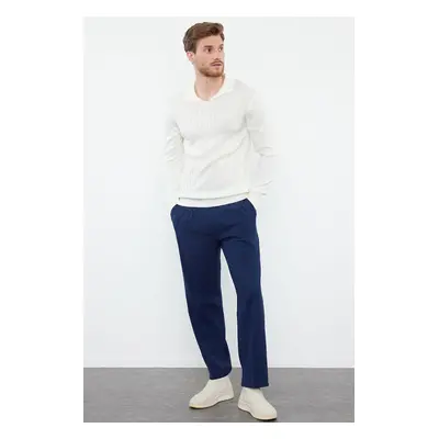 Trendyol Ecru Slim Polo Neck Plain Knitwear Sweater