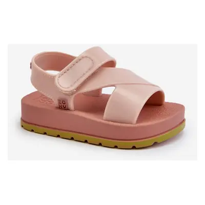 Children's Velcro Sandals Scented ZAXY Light Pink