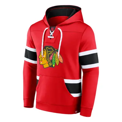 Men's Fanatics Mens Iconic NHL Exclusive Pullover Hoodie Chicago Blackhawks