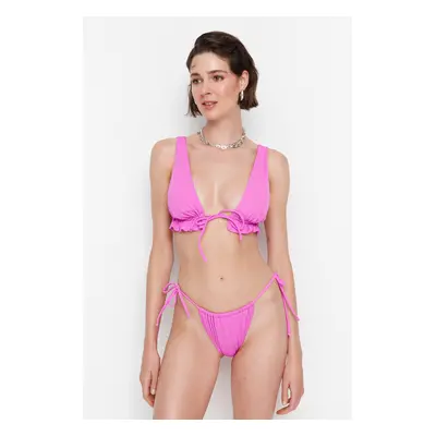 Női bikini felső Trendyol Fuchsia