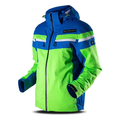 Jacket Trimm FUSION signal green/jeans blue/white