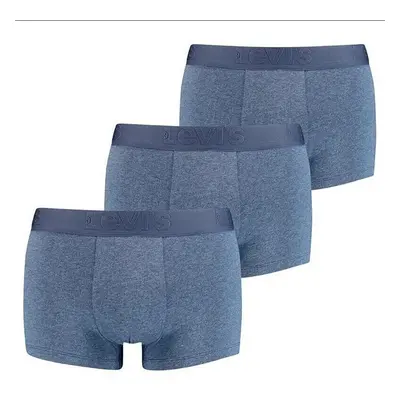 3PACK Men's Boxers Levis Blue