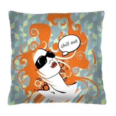 Bertoni Home Unisex's Square Pillow Chill Out