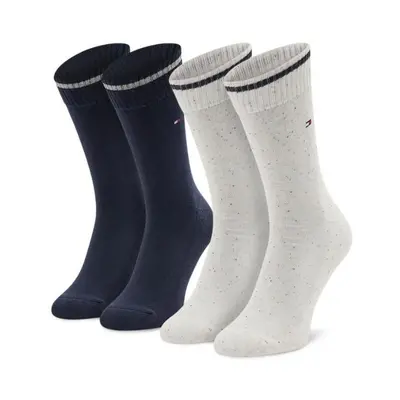 Tommy Hilfiger Socks - TH WOMEN SOCK 2P NEPPY GIFTING blue