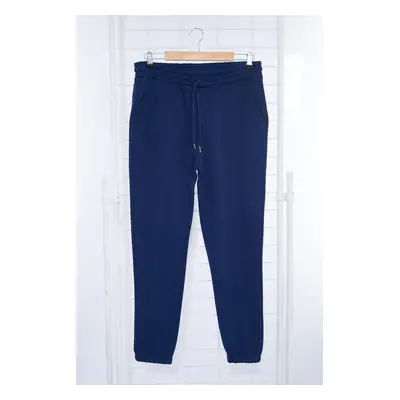 Trendyol Indigo Regular/Normal Cut Polar Fleece/Warm Sweatpants