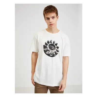 White Men's T-Shirt Diesel - Men