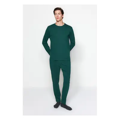 Trendyol Green Regular Fit Knitted Pajama Set