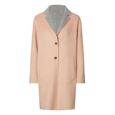 Tommy Hilfiger Coat - ALISON REV DF WOOL BLEND COAT pink