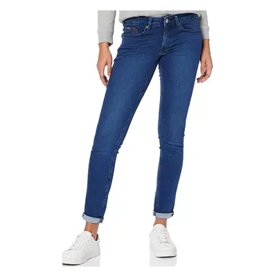 Jeans- Tommy Jeans LOW RISE SKINNY SOPHIE PLSHBS dark blue