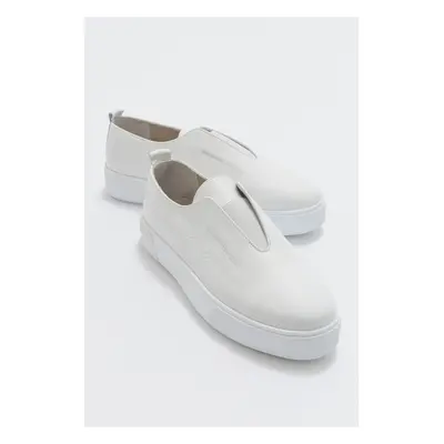 LuviShoes Ante White Leather Men's Shoes