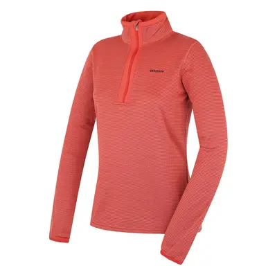 Women's sweatshirt with turtleneck HUSKY Artic fd. Red