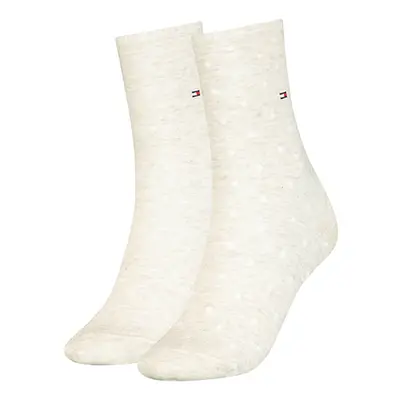 Tommy Hilfiger Socks - TH WOMEN SOCK DOT 2P white