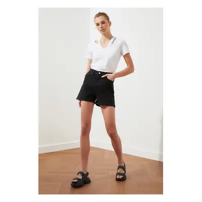 Női rövidnadrág Trendyol Mom Denim Shorts