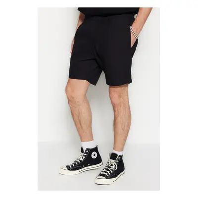 Trendyol Black Men's Regular Fit Shorts